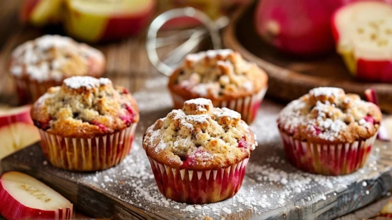 Rhubarb Muffins Recipe