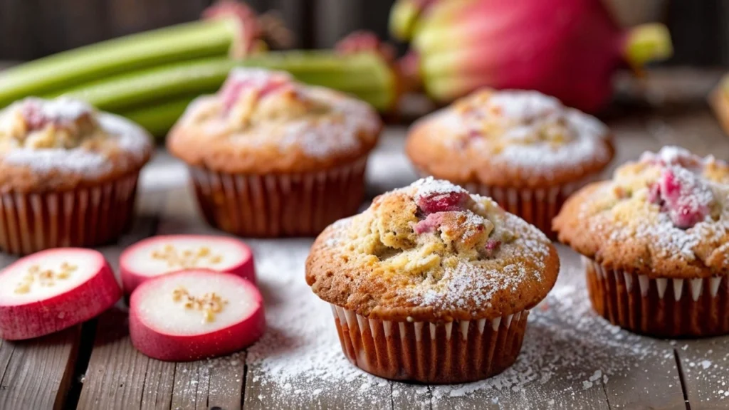 Rhubarb Muffins Recipe