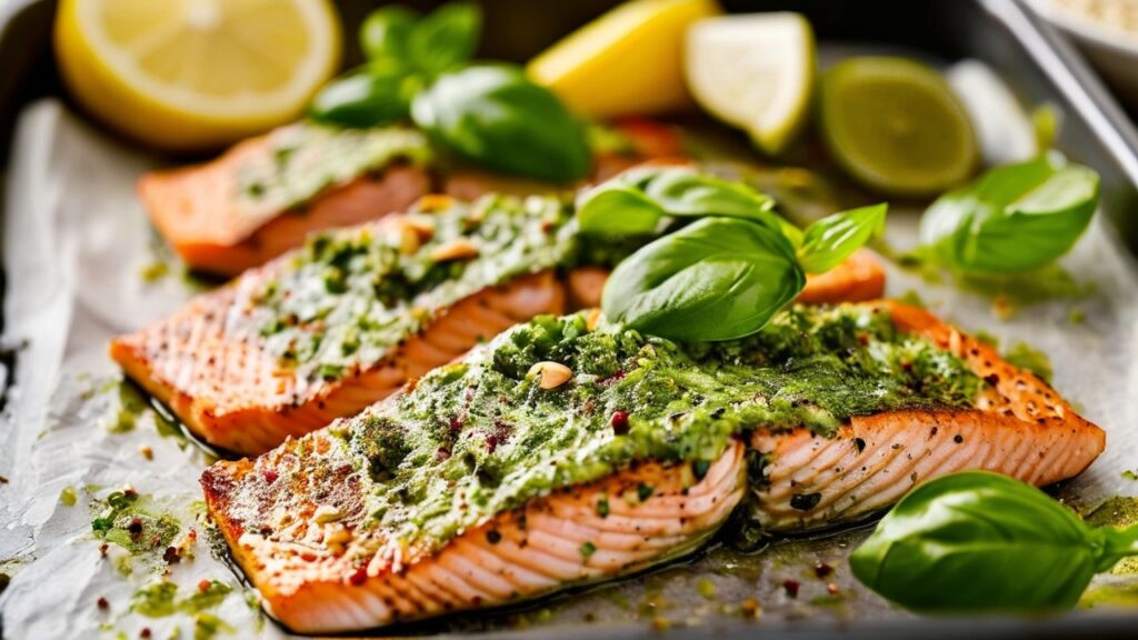 Pesto Salmon Recipe