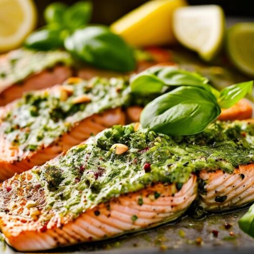 Pesto Salmon Recipe