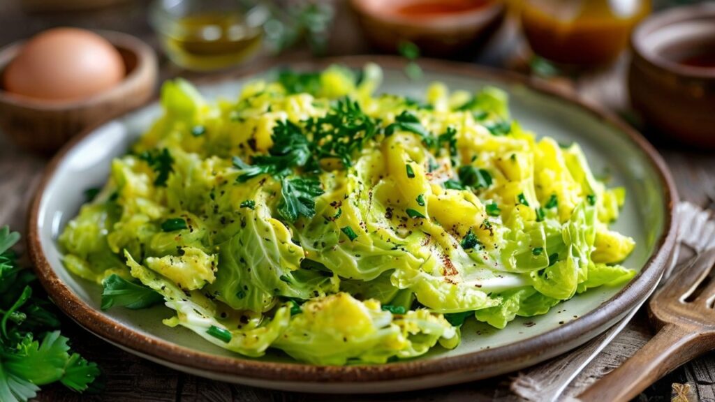 Cabbage Egg Recipe